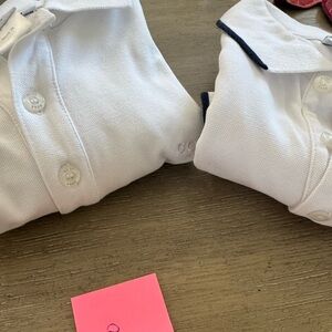 Boss White Polo Shirt with Button‎ Detail